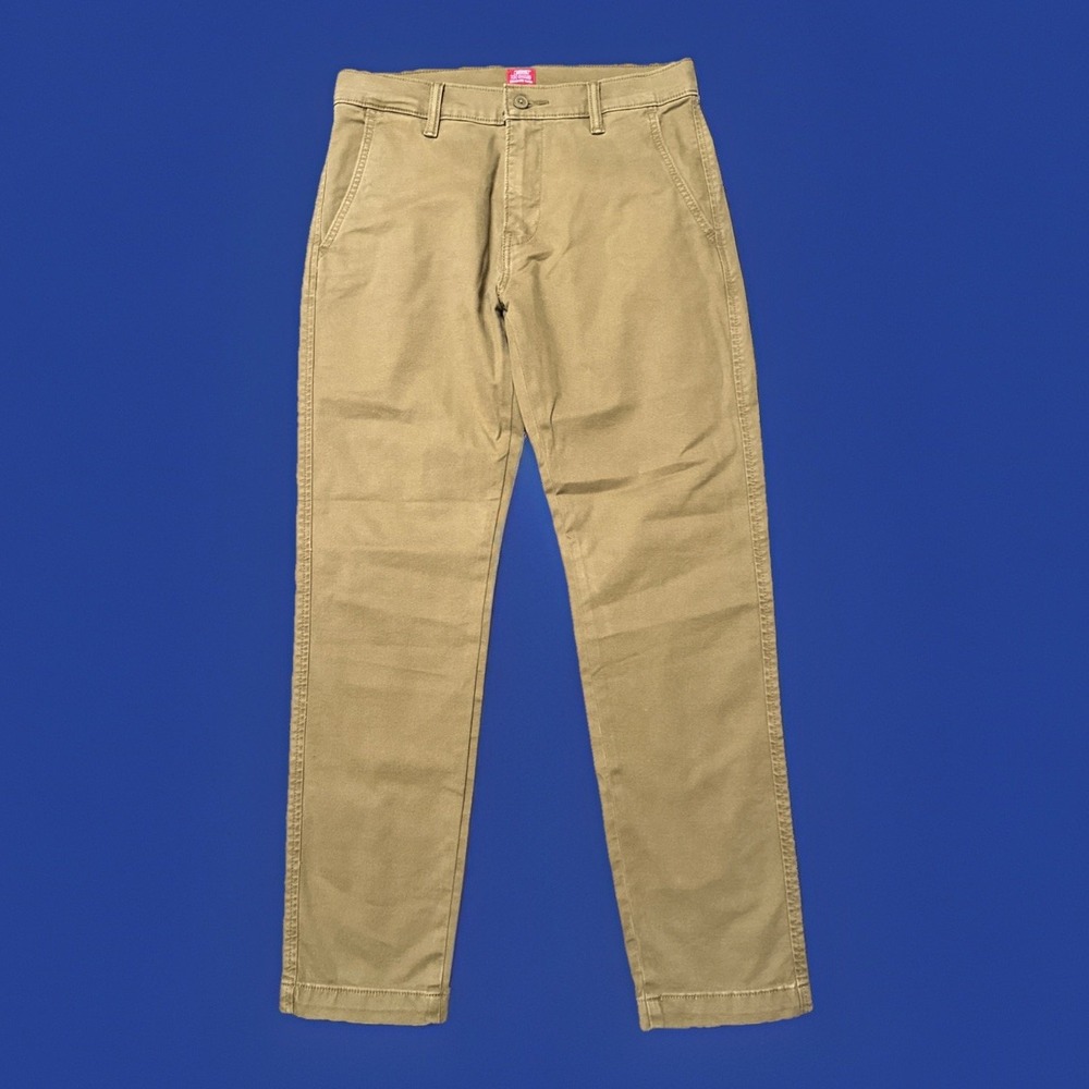 Levis Pants Mens 29x30 Tan Stretch XX Chino Standard Taper Casual